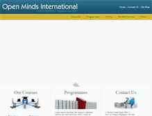 Tablet Screenshot of openminds.com.sg