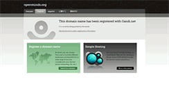 Desktop Screenshot of openminds.org