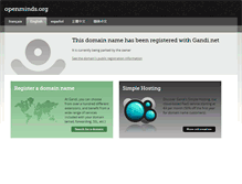 Tablet Screenshot of openminds.org